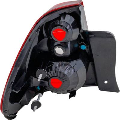 Rareelectrical - New Right Tail Lights Compatible With Chevrolet Malibu 2.2L 3.5L 3.9L 2004 2005 2006 2007 2008 By - Image 3