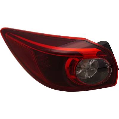 Rareelectrical - New Left Tail Lights Compatible With Mazda 3 Sport 3 2.0L 2.5L 2014 2015 2016 2017 2018 By Part - Image 4