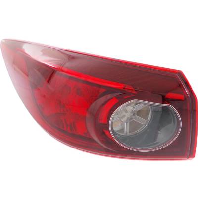 Rareelectrical - New Left Tail Lights Compatible With Mazda 3 3 Sport 2.0L 2.5L 2014 2015 2016 2017 2018 By Part - Image 3
