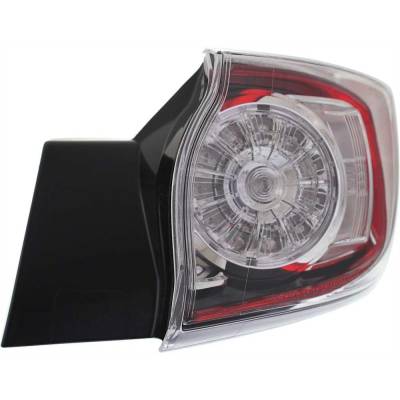 Rareelectrical - New Right Tail Lights Compatible With Mazda 3 3 Sport 2.0L 2.3L 2.5L 2010 2011 2012 2013 By Part - Image 5