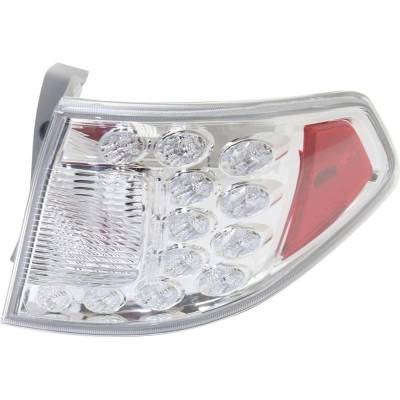 Rareelectrical - New Right Tail Lights Compatible With Subaru Impreza Wrx Sti Wrx 2.5L 2008 2009 2010 2011 2012 2013 - Image 1