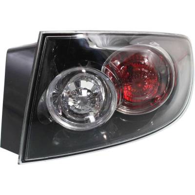 Rareelectrical - New Right Tail Lights Compatible With Mazda 3 2.0L 2.3L 2007 2008 2009 By Part Numbers Ma2819115 - Image 2
