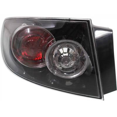 Rareelectrical - New Left Tail Lights Compatible With Mazda 3 2.0L 2.3L 2007 2008 2009 By Part Numbers Ma2818115 - Image 2