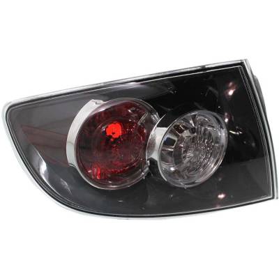 Rareelectrical - New Left Tail Lights Compatible With Mazda 3 2.0L 2.3L 2007 2008 2009 By Part Numbers Ma2818115 - Image 6