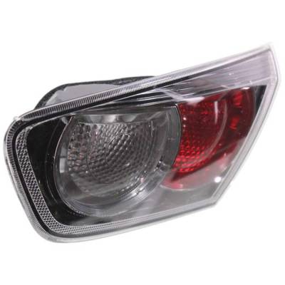 Rareelectrical - New Right Tail Lights Compatible With Mitsubishi Lancer 2.0L 2.4L 2009 2010 2011 2012 2013 2014 2015 - Image 6