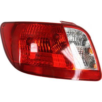 Rareelectrical - New Left Tail Lights Compatible With Kia Rio 1.6L 2006 2007 2008 2009 2010 2011 By Part Numbers - Image 1