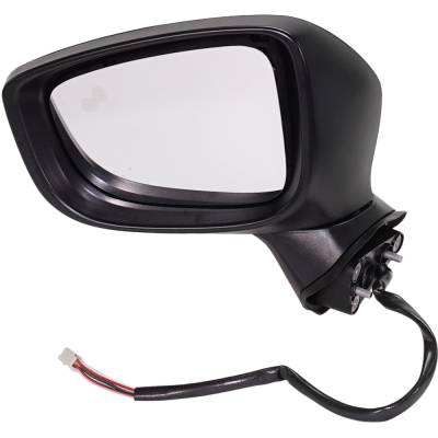 Rareelectrical - New Left Mirror Compatible With Mazda 3 3 Sport 2.0L 2.5L 2014-2015 By Part Numbers Ma1320192 - Image 1