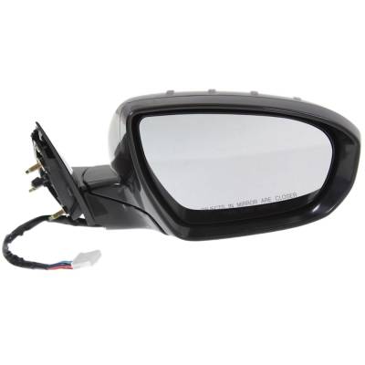 Rareelectrical - New Right Mirror Compatible With Kia Cadenza 3.3L 2014-2015 By Part Numbers Ki1320172 876103R701 - Image 2