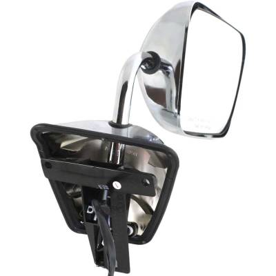 Rareelectrical - New Right Mirror Compatible With Dodge D350 Ramcharger W150 D100 W250 D250 W350 W100 D150 1988-1992 - Image 6