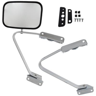 Rareelectrical - New Right Mirror Compatible With Ford F-350 Bronco F-250 F-150 1987-1990 By Part Numbers Fo1321102 - Image 2