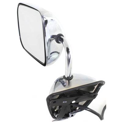 Rareelectrical - New Left Mirror Compatible With Dodge W100 W350 D350 Ramcharger D100 W250 D150 D250 W150 1988-1992 - Image 2