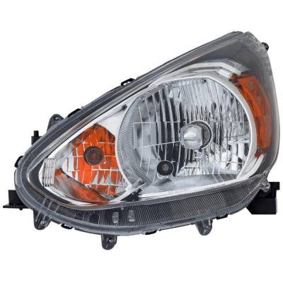 Rareelectrical - New Left Headlights Compatible With Mitsubishi Mirage 1.2L 2014 2015 2017 2018 2019 2020 By Part - Image 1