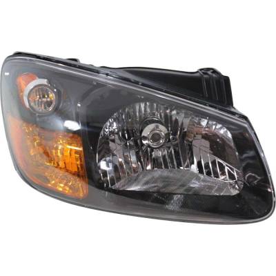Rareelectrical - New Headlights Compatible With Kia Spectra5 2.0L 2007 2008 2009 By Part Numbers 921021L011 Ki2503130 - Image 1