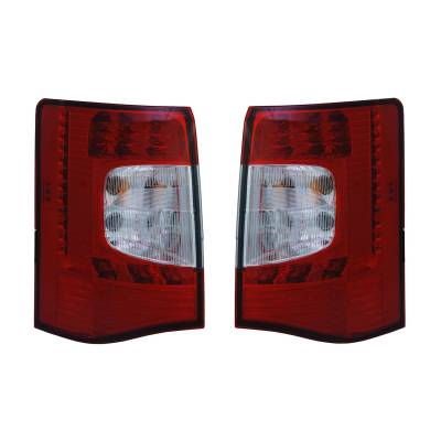 Rareelectrical - New Tail Light Pair Compatible With Chrysler Town & Country 2011-2015 Ch2801198 Ch2800198 5182531Ae - Image 4