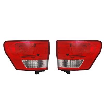 Rareelectrical - New Outer Tail Light Pair Compatible With Jeep Grand Cherokee 2011-13 Ch2805100 Ch2804100 55079421Ag - Image 6