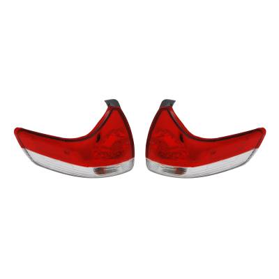 Rareelectrical - New Tail Light Pair Compatible With Toyota Sienna Ce L 14 81550-08030 To2804107 8155008030 - Image 2
