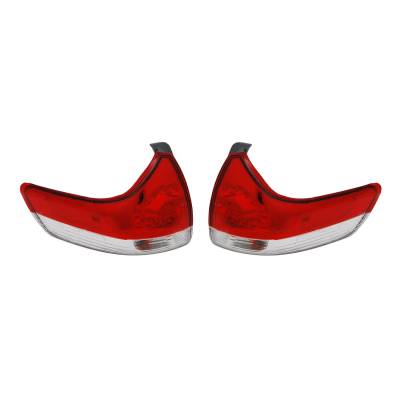 Rareelectrical - New Tail Light Pair Compatible With Toyota Sienna Ce L 14 81550-08030 To2804107 8155008030 - Image 4