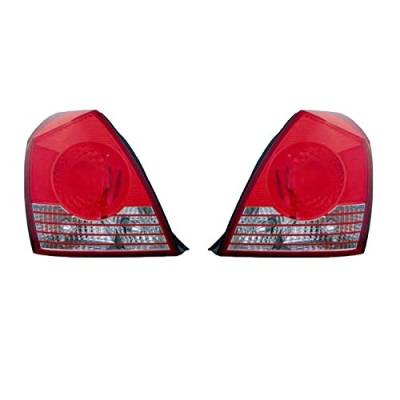 Rareelectrical - New Pair Of Tail Lights Compatible With Hyundai Elantra Sedan 2004-2006 92401-2D550 Hy2801130 - Image 3