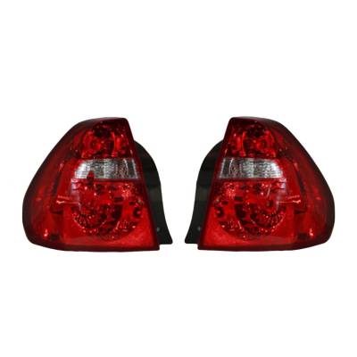 Rareelectrical - New Tail Light Pair Compatible With Chevrolet Malibu Classic Lt Ls Sedan 2008 Gm2800165 Gm2801165 - Image 4