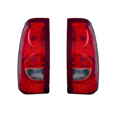Rareelectrical - New Tail Light Pair Compatible With Chevrolet Silverado 1500 2500 Hd Fleetside Bed Gm2800161 - Image 6