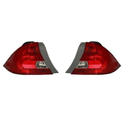 Rareelectrical - New Pair Of Tail Lights Compatible With Honda Civic Coupe 2001 2002 2003 By Part Numbers Ho2801134 - Image 6