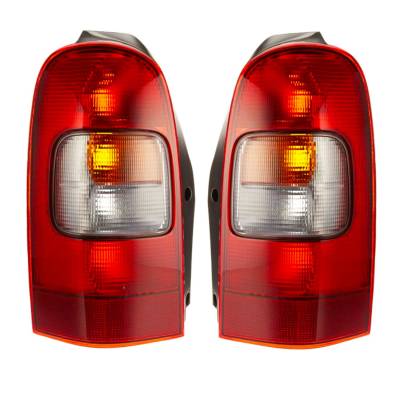 Rareelectrical - New Tail Light Pair Compatible With Oldsmobile Silhouette 1997-2004 Gm2801134 Gm2800134 19206745 - Image 4