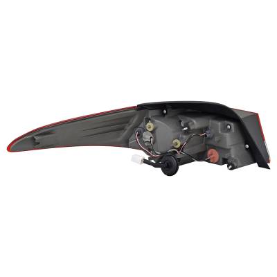 Rareelectrical - New Outer Right Halogen Tail Light Compatible With Hyundai Elantra Coupe Gs Coupe 2 Door 1.8L 2013 - Image 3