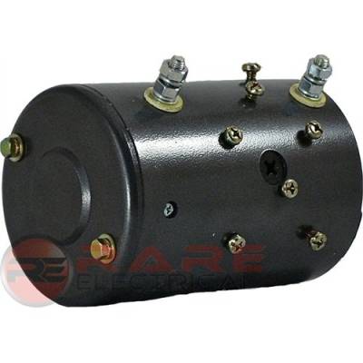 Rareelectrical - New 12 Volts Electric Motor Compatible With Mte Hydraulics Js Barnes With Overload Protection And - Image 1