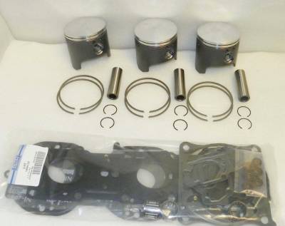 Rareelectrical - New 84.50Mm Jet Ski Platinum .5Mm Over Rebuild Kit Compatible With Yamaha Gp-R 1300 2003 2004 2005 - Image 8