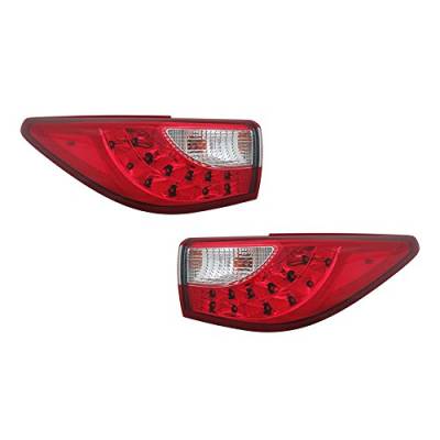 Rareelectrical - New Pair Of Tail Lights Compatible With Infiniti Q60 Base 2014-2015 In2800123 26550-3Ja0a 265553Ja0a - Image 5