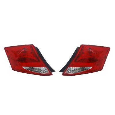 Rareelectrical - New Pair Of Tail Lights Compatible With Honda Accord Coupe 2011 2012 By Part Numbers Ho2801178 - Image 4