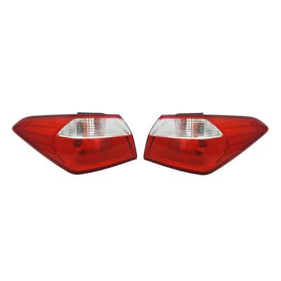 Rareelectrical - New Outer Tail Light Pair Compatible With Kia Forte Sedan 2014 2015 2016 By Part Numbers Ki2805112 - Image 2
