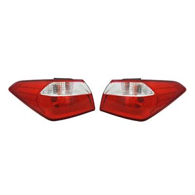 Rareelectrical - New Outer Tail Light Pair Compatible With Kia Forte Sedan 2014 2015 2016 By Part Numbers Ki2805112 - Image 6