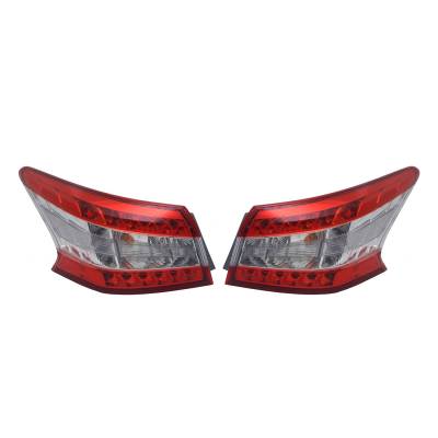 Rareelectrical - New Outer Tail Light Pair Compatible With Nissan Sentra 2015 By Part Numbers Ni2805100 265503Sg0a - Image 4