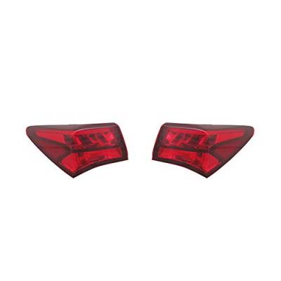 Rareelectrical - New Outer Pair Tail Lights Fits Acura Tlx Base Sh-Awd 2017 Ac2805106 33550Tz3a01 - Image 10