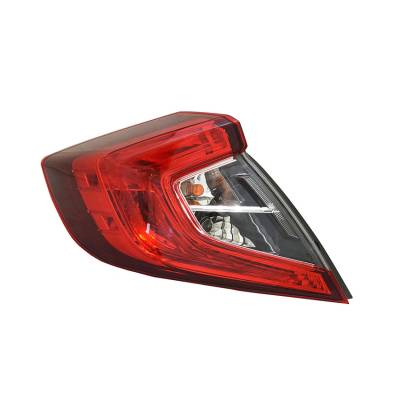 Rareelectrical - New Outer Left Tail Light Fits Honda Civic 2016 17 2018 33550-Tba-A01 Ho2804110 - Image 1