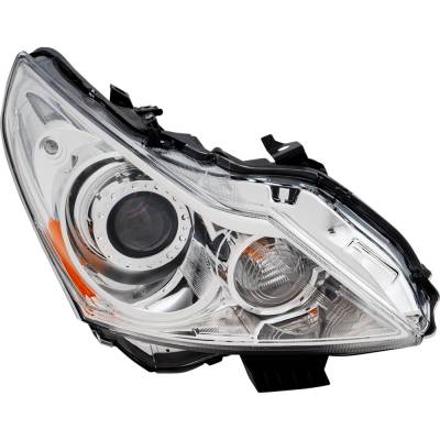 Rareelectrical - New Right Headlights Compatible With Infiniti G37 G25 2.5L 3.7L 2010 2011 2012 2013 By Part Numbers - Image 2