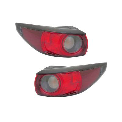 Rareelectrical - New Pair Of Tail Lights Fits Mazda Cx-5 Touring 2017-2018 Ma2804125 Kb8a-51-150D - Image 4