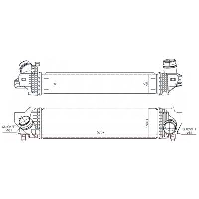 Rareelectrical - New Intercooler Compatible With Mini Cooper S By Part Numbers 96377 7617598 17517617598 - Image 9