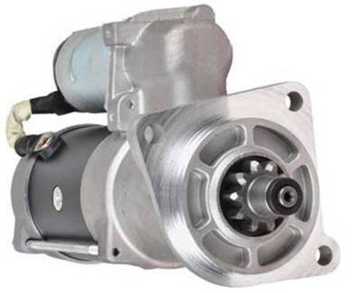 Rareelectrical - New 10T Starter Motor Compatible With Case Skid Steer 430 3.9L 40Mm Gear 87366159 183225Ka 8200014 - Image 2