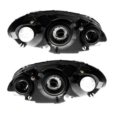 Rareelectrical - New Pair Of Halogen Headlights Compatible With Chrysler Pt Cruiser Gt Touring Convertible 2.4L 2005 - Image 7