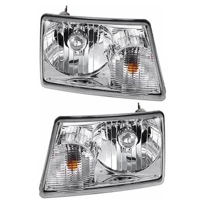 Rareelectrical - New Pair Of Headlights Compatible With Ford Ranger Xl Standard Cab Pickup 2 Door 2.3L 2001 2002 2003 - Image 5