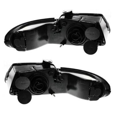 Rareelectrical - New Pair Of Halogen Headlights Compatible With Dodge Caravan Base Se Mini Van 2000 By Part Number - Image 8