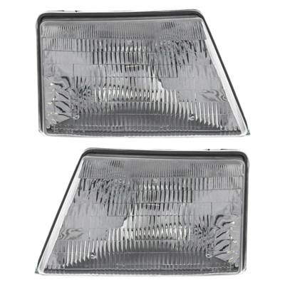 Rareelectrical - New Pair Of Headlights Compatible With Ford Ranger Xl Extended Cab Pickup 1998 1999 2000 By Part - Image 5
