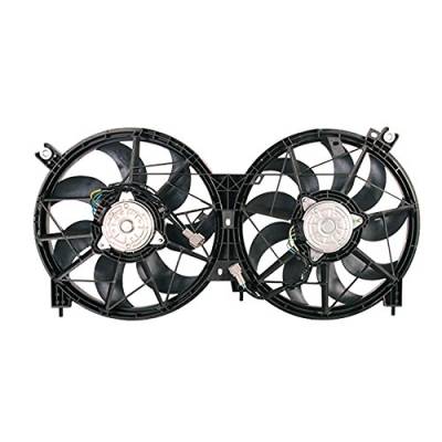 Rareelectrical - New Dual Radiator And Condenser Fan Compatible With Nissan Murano Platinum 15-17 21481-5Aa1a - Image 1