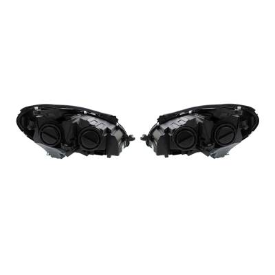 Rareelectrical - New Pair Of Headlights Compatible With Mercedes Benz C200 C250 C180 C300 C350 Sedan 2012-14 - Image 7