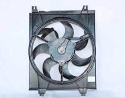 Rareelectrical - New Ac Condenser Fan Assembly Compatible With 2004-2009 Kia Spectra 97730 2F000 97786 2F000 - Image 1