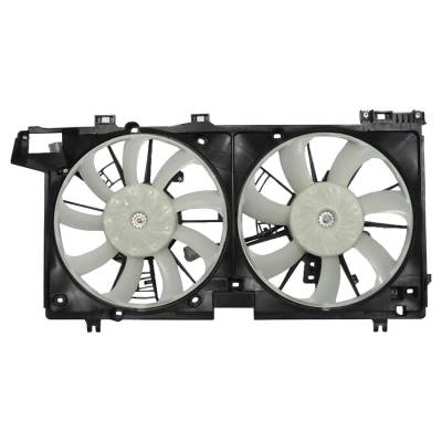 Rareelectrical - New Dual Radiator Condenser Fan Compatible With Subaru Legacy 2015-16 45121Al00a Su3115134 - Image 2
