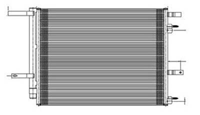 Rareelectrical - New Ac Condenser Compatible With Lincoln 2013-14 Mkz 3.7L V6 3700Cc 3726Cc 226Cid 227Cid Dg9z 19712 - Image 5