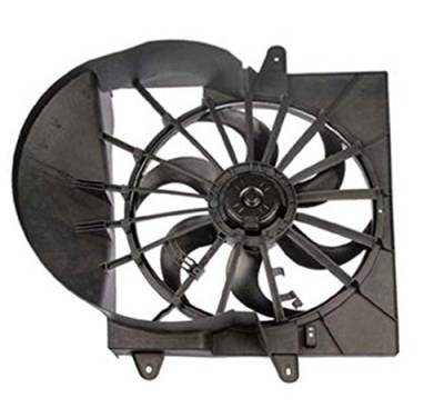 Rareelectrical - New Dual Radiator Condenser Fan Compatible With Jeep Commander 3.7L 2008-2010 333-55039-000 - Image 1